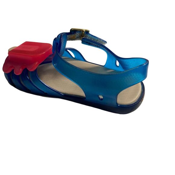 Mini Melissa Blue and Pink Popsicle Sandals - Picture 9 of 12